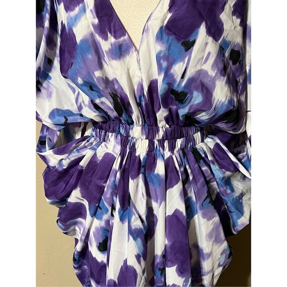 Miguelina Wing Sleeve Mini Dress Size X-SMALL - Picture 2 of 7